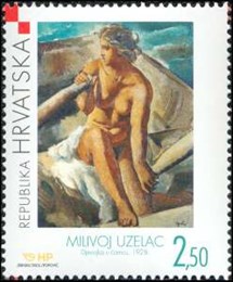 HRVATSKO MODERNO SLIKARSTVO - MILIVOJ UZELAC “Djevojka u čamcu”, 1928.