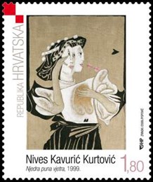 Nives Kavurić Kurtović, Njedra puna vjetra, 1999., ulje na platnu, privatno vlasništvo