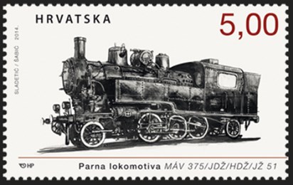 LOKOMOTIVE, Parna lokomotiva serije MÁV 375/JDŽ/HDŽ/JŽ 51