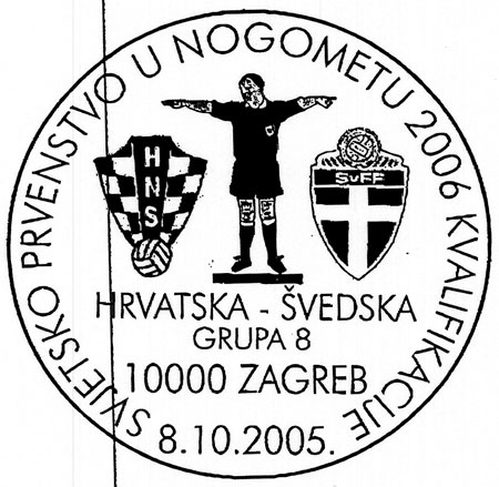 SVJETSKO PRVENSTVO U NOGOMETU 2006 KVALIFIKACIJE, HRVATSKA - ŠVEDSKA