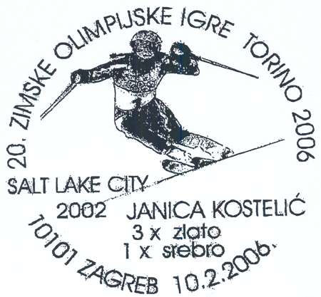 20. ZIMSKE OLIMPIJSKE IGRE TORINO 2006 - SALT LAKE CITY 2002 JANICA KOSTELIĆ - 3x ZLATO i 1X SREBRO