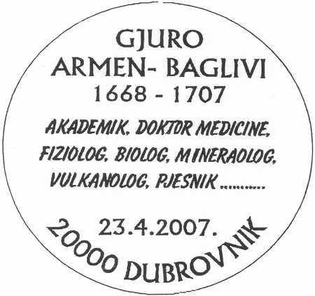 GJURO ARMEN-BAGLIVI 1668 - 1707