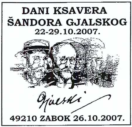 DANI KSAVERA ŠANDORA GJALSKOG