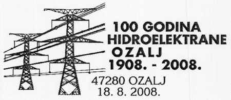 100 GODINA HIDROELEKTRANE OZALJ 1908. - 2008.