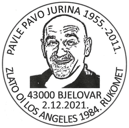 PAVLE PAVO JURINA 1955.-2021., ZLATO, IO LOS ANGELES 1984. - RUKOMET