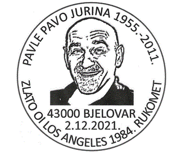 PAVLE PAVO JURINA 1955.-2021., ZLATO, IO LOS ANGELES 1984. - RUKOMET